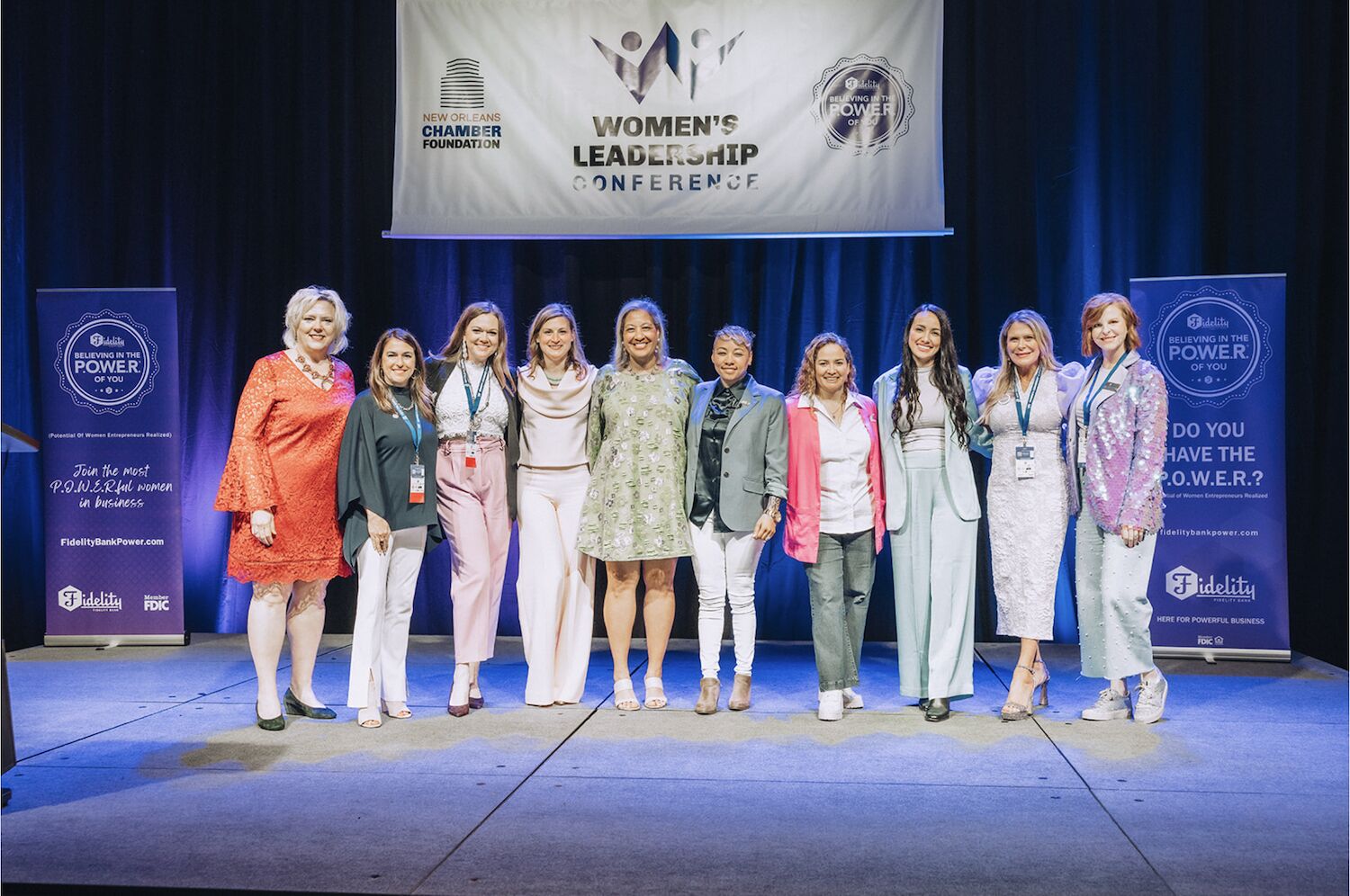 Speakers presenting at the Women's Leadership Conference