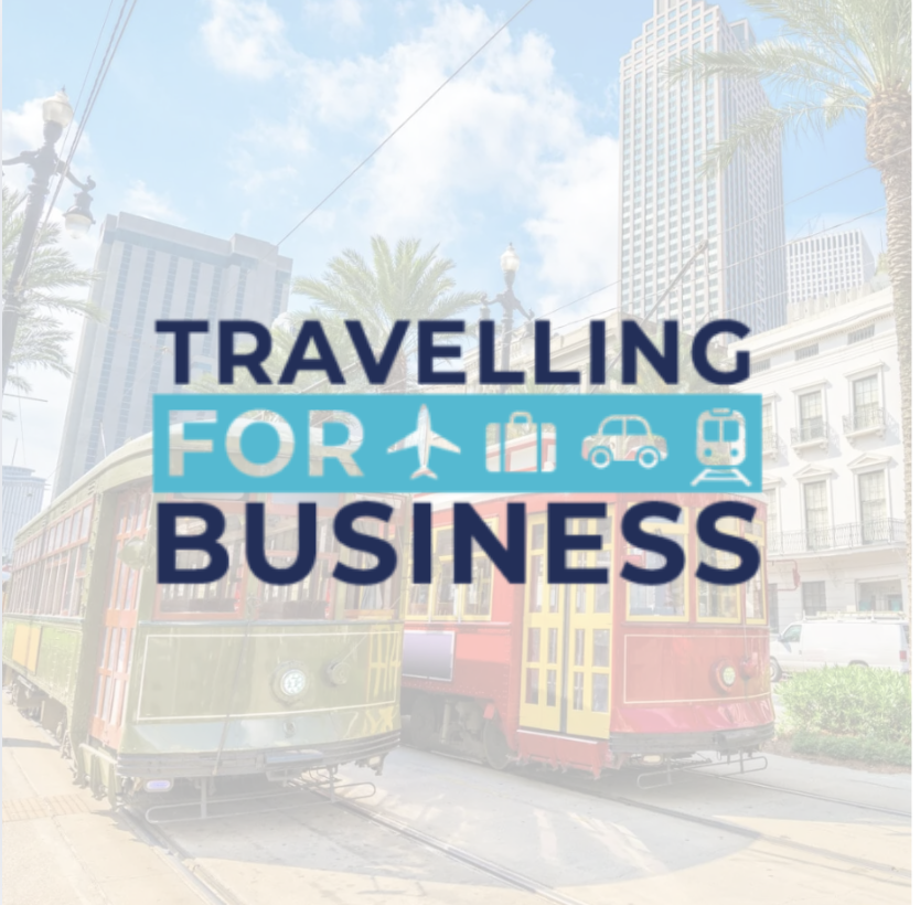 Streetcare image with Travelling for Business logo in foreground